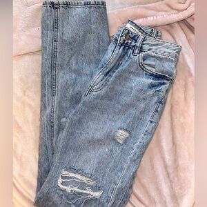 Pacsun light wash ripped jeans